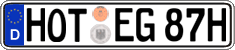 German license plate, Plates for oldtimers (type 