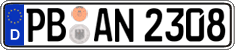 German license plate, Regular plates