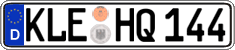 German license plate, Regular plates