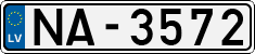 License plate of Latvia, Regular car plates