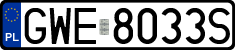 License plates of Poland, Regular car plates
