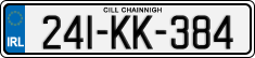 License plate of Ireland, Regular plates