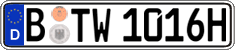 German license plate, Plates for oldtimers (type 