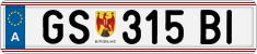License plate of Austria, Regular plates