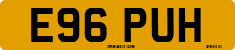License plate of the United Kingdom, 1983 year system