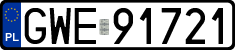License plates of Poland, Regular car plates