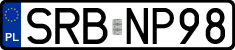 License plates of Poland, Regular car plates