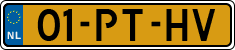 License plate of the Netherlands, Cars