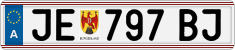 License plate of Austria, Regular plates