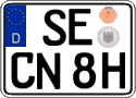 German license plate, Plates for oldtimers (type 