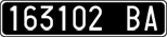 License plate of Italy, Cars (1927 year series)