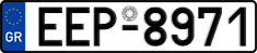License plate of Greece, Cars
