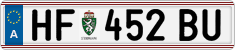 License plate of Austria, Regular plates