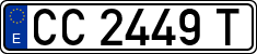 License plates of Spain, 1971 year series