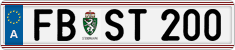 License plate of Austria, Vanity Plates