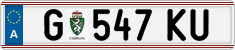 License plate of Austria, Regular plates