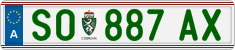 License plate of Austria, Regular plates