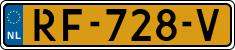 License plate of the Netherlands, Cars