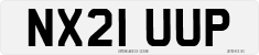 License plate of the United Kingdom, 2001 year system