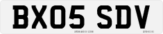 License plate of the United Kingdom, 2001 year system