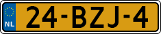 License plate of the Netherlands, Heavy Commercial Vehicles (1994 system)
