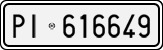 License plate of Italy, Cars (1927 year series)