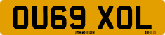 License plate of the United Kingdom, 2001 year system