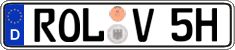German license plate, Plates for oldtimers (type 