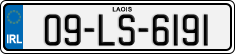 License plate of Ireland, Regular plates