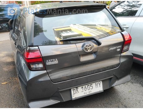 DK 1605 HY, Toyota Agya