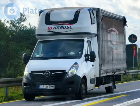 CB 363MH, Opel Movano