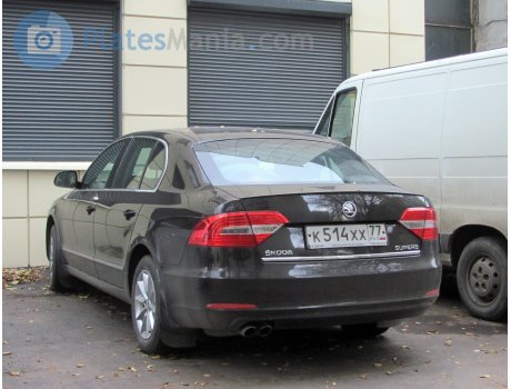 к514хх77, Skoda Superb