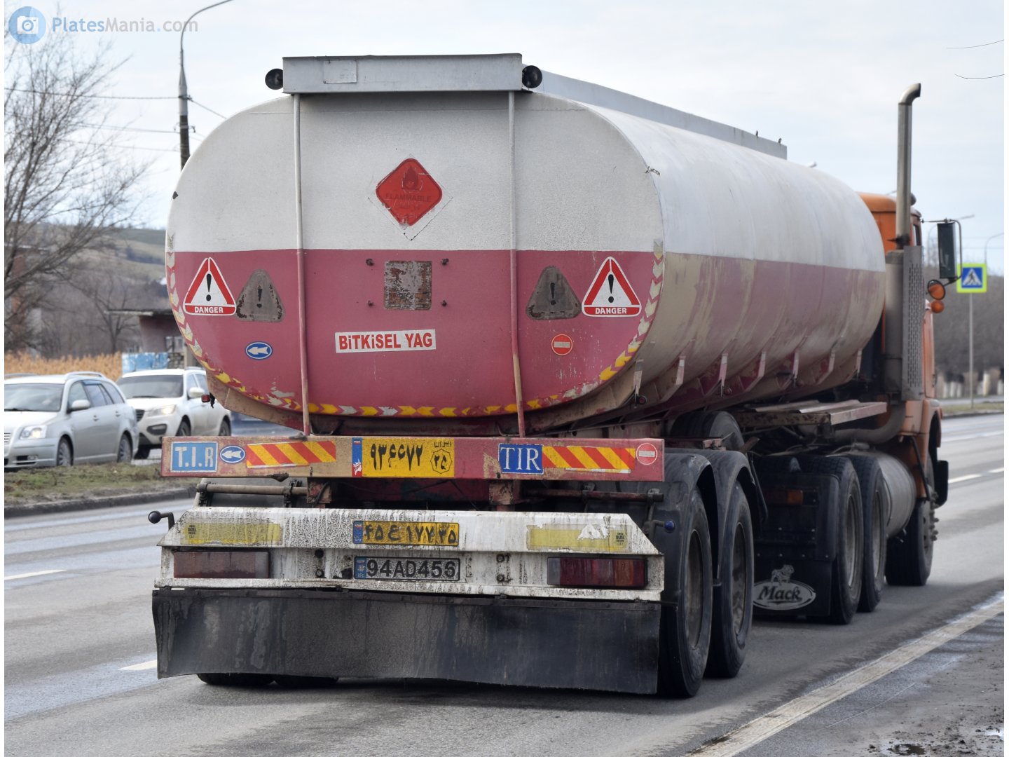 94AD456, License plates for driving abroad (2015) 