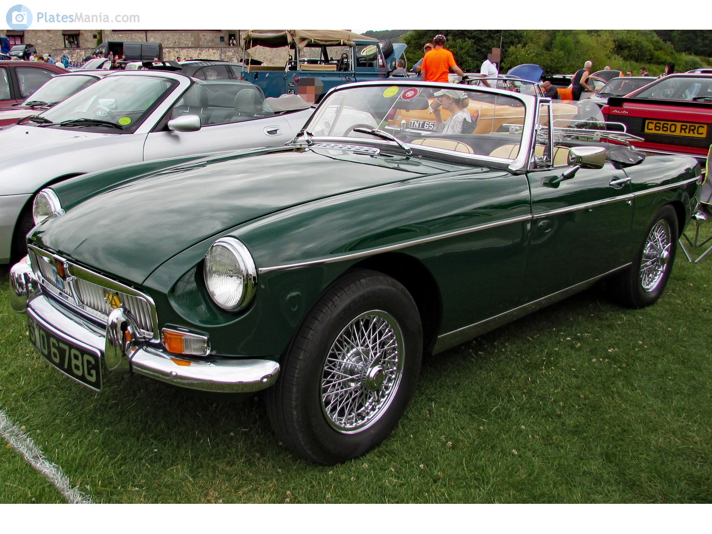 SWO678G, MG B 1st gen Roadster, 1962–1980