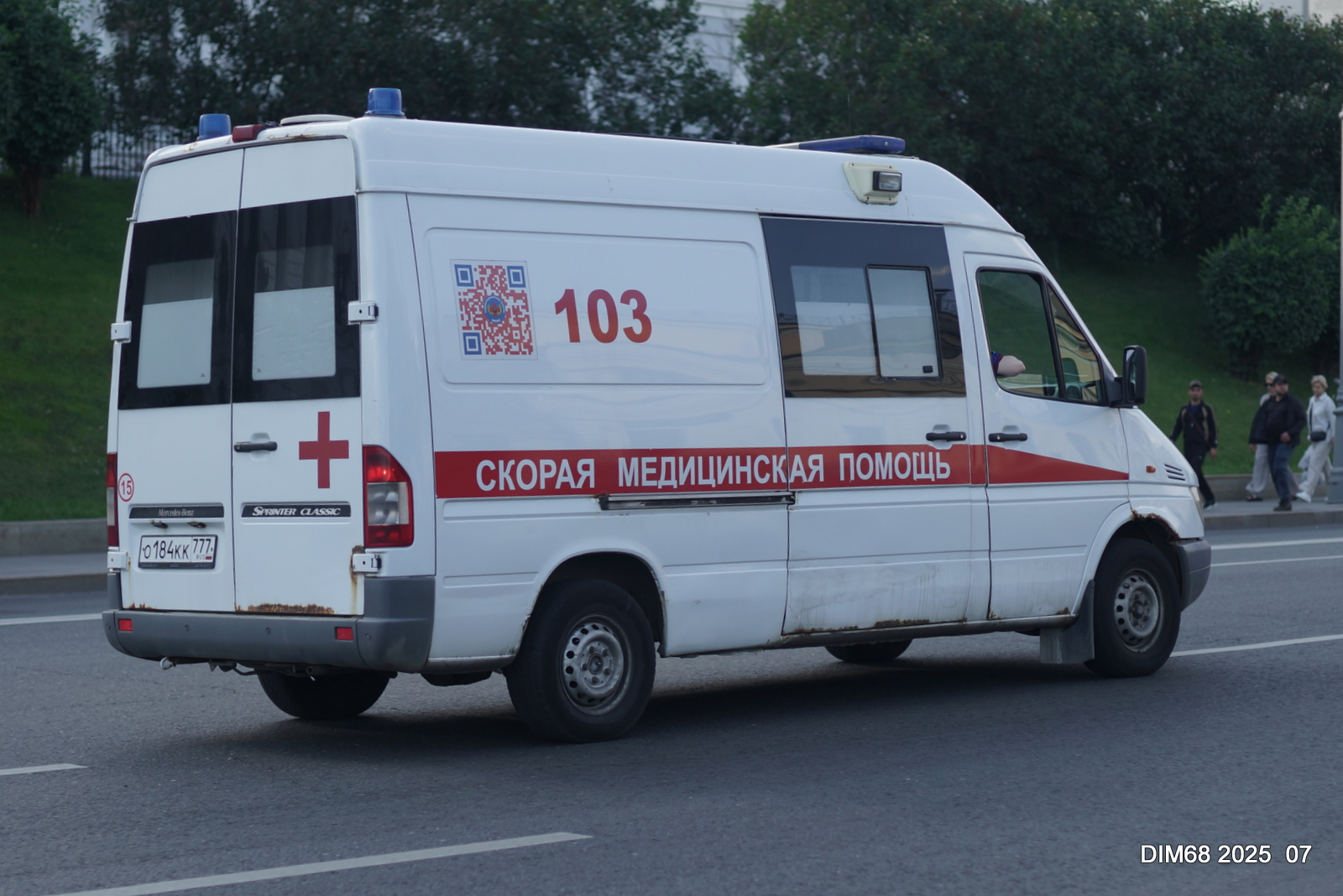 о 184 кк 777, Mercedes-Benz Sprinter 1st gen (Classic) (W901–905), facelift, 2000–2006 (2013–2018 for CIS-market)