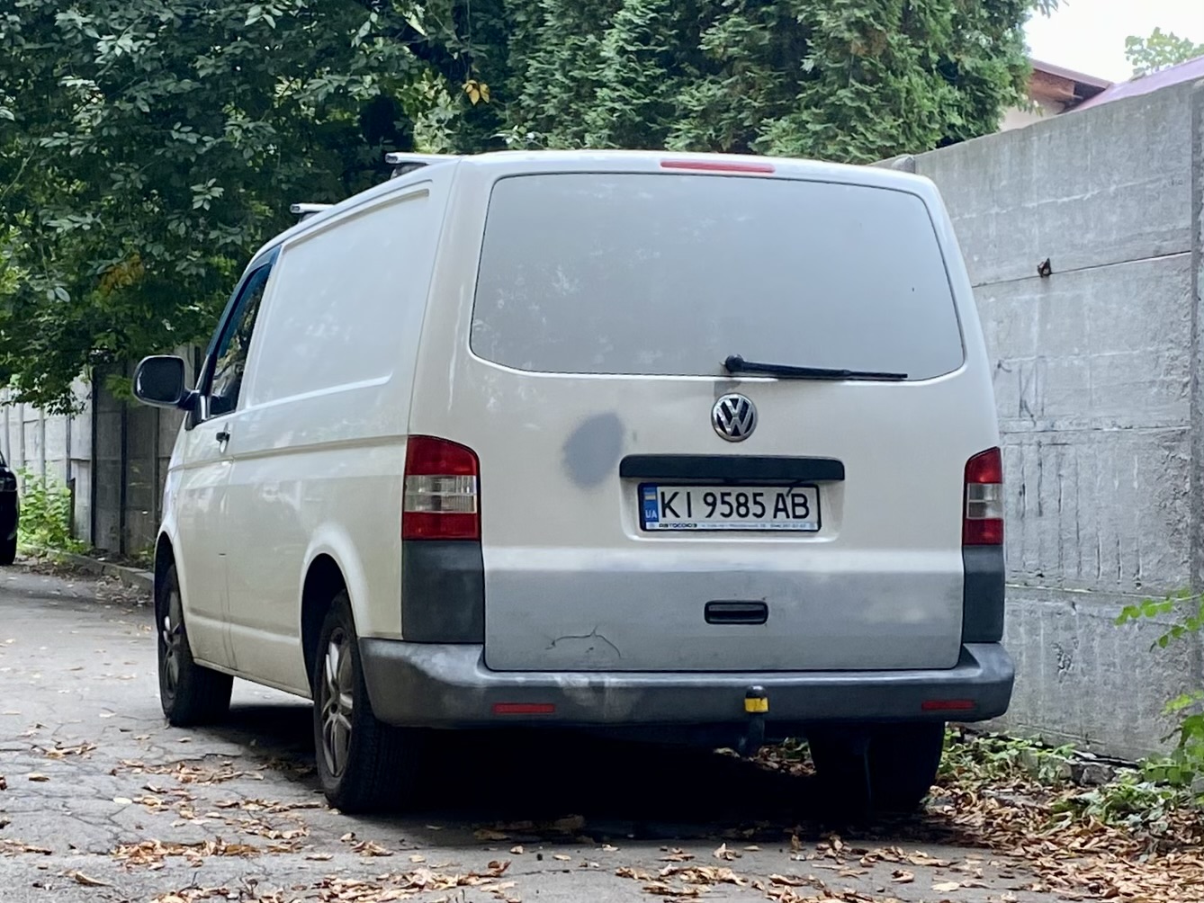 KI 9585 AB, Volkswagen Transporter 5th gen Van (T5) (7E/7H), facelift, 2009–2015
