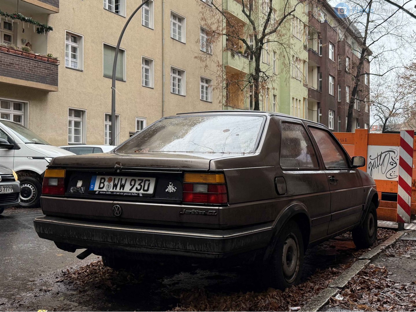 B WW 930, Volkswagen Jetta 2nd gen 2-door Sedan (1G), 1984–1992