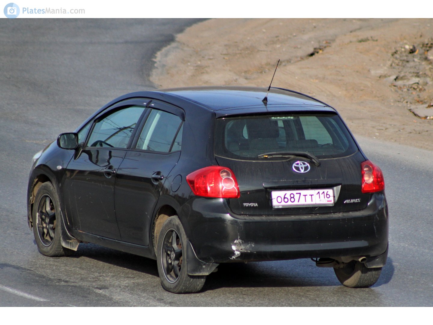 о 687 тт 116, Toyota Auris 1st gen 5-door Hatch (don't set)