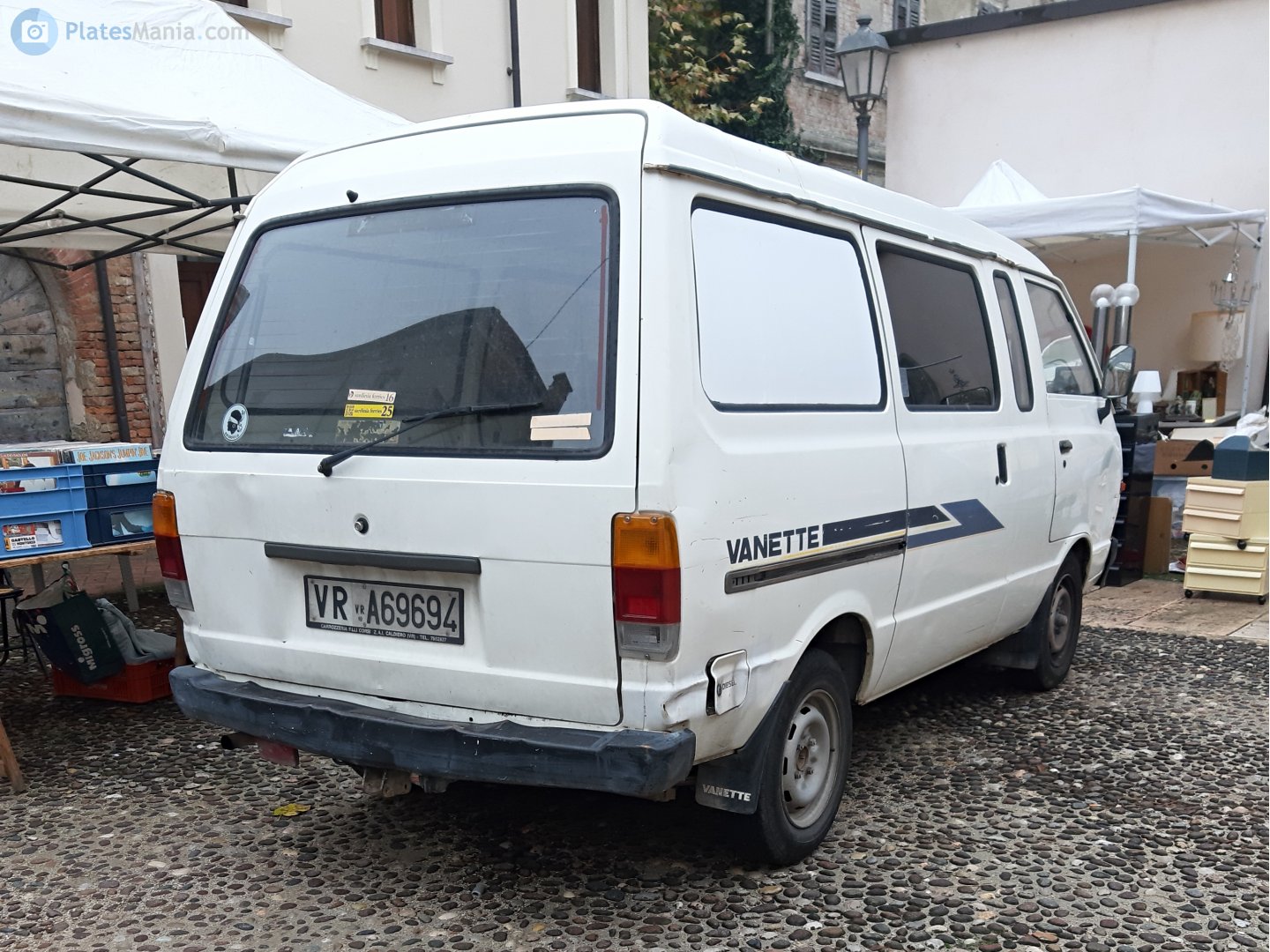 VR A69694, Nissan Vanette 1st gen Cargo Van (C220; EU-market), 1986–1994