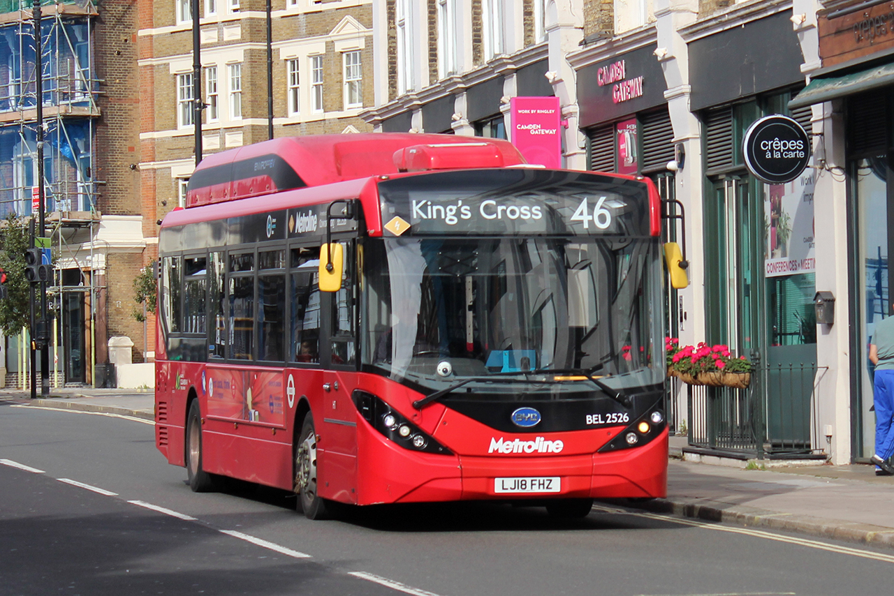 LJ18FHZ, Alexander Dennis Enviro 200 