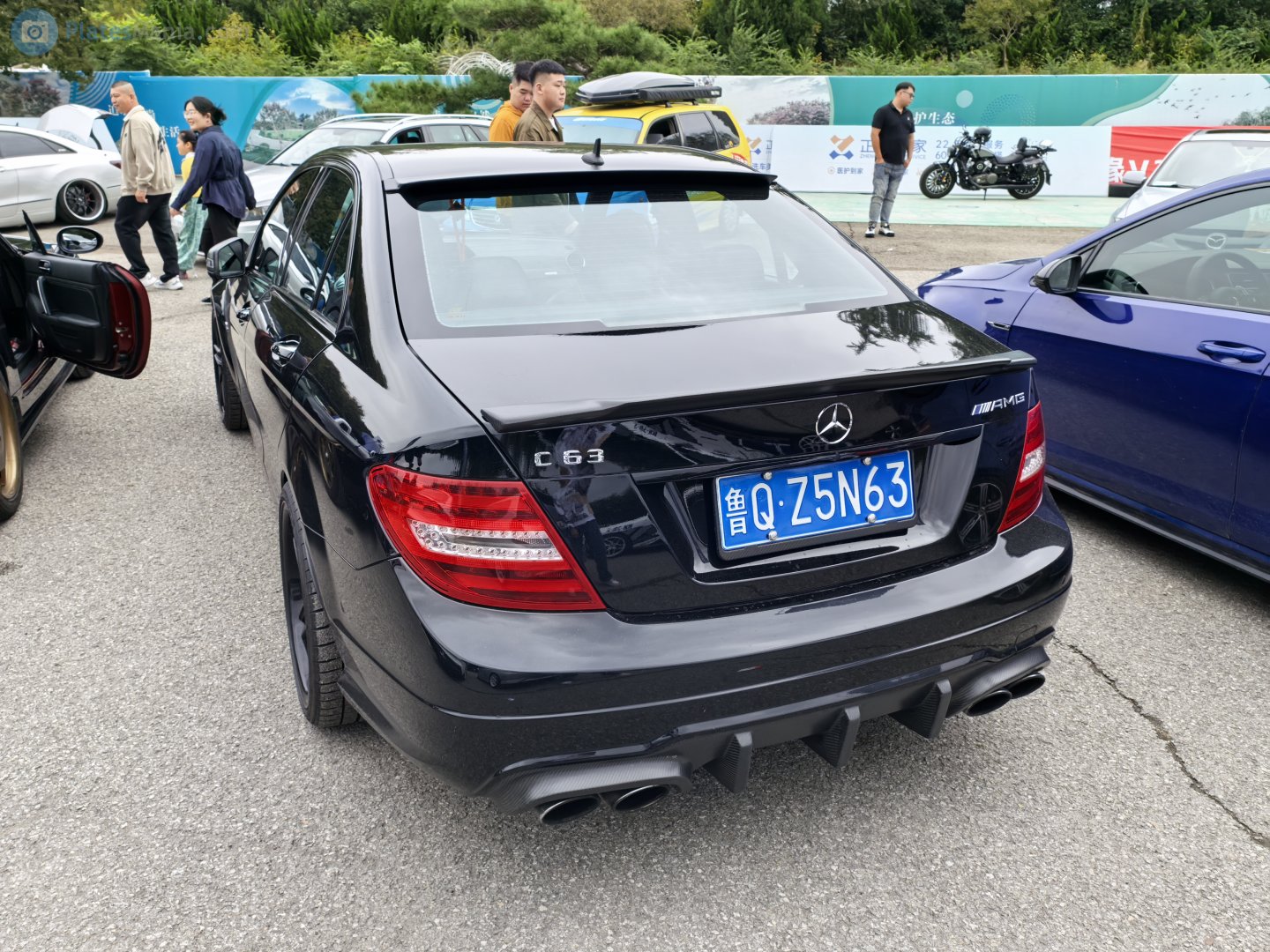 鲁Q·Z5N63, Mercedes-Benz C-Klasse 3rd gen Sedan (W204), 2007–2015