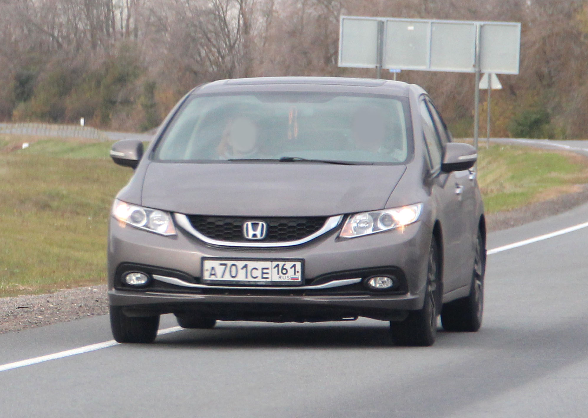 а 701 се 161, Honda Civic 9th gen Sedan (FB; NA-market), facelift, 2012–2015