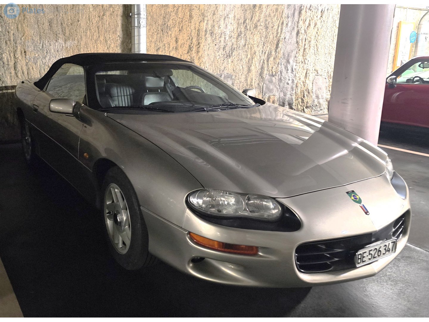 BE 526347, Chevrolet Camaro 4th gen Convertible (F IV), facelift, 1997–2002