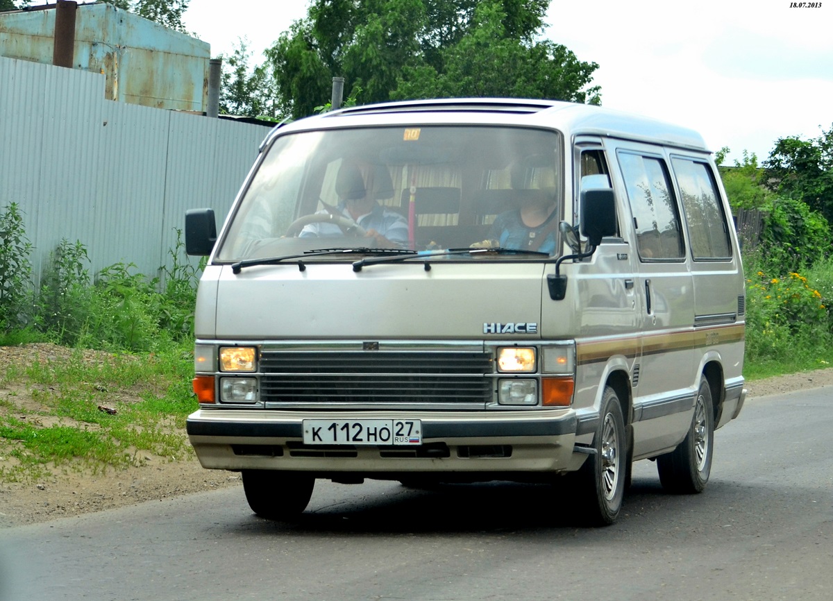 к 112 но 27, Toyota HiAce 3rd gen Van (H50–H70), 1982–1989 (­–2007 for ZA-market)