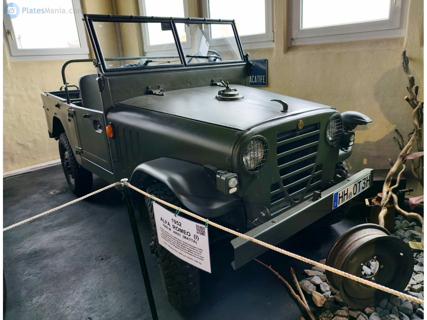 HH OT 3 H, Alfa Romeo 1900M Matta AR51 (1412), 1952–1954