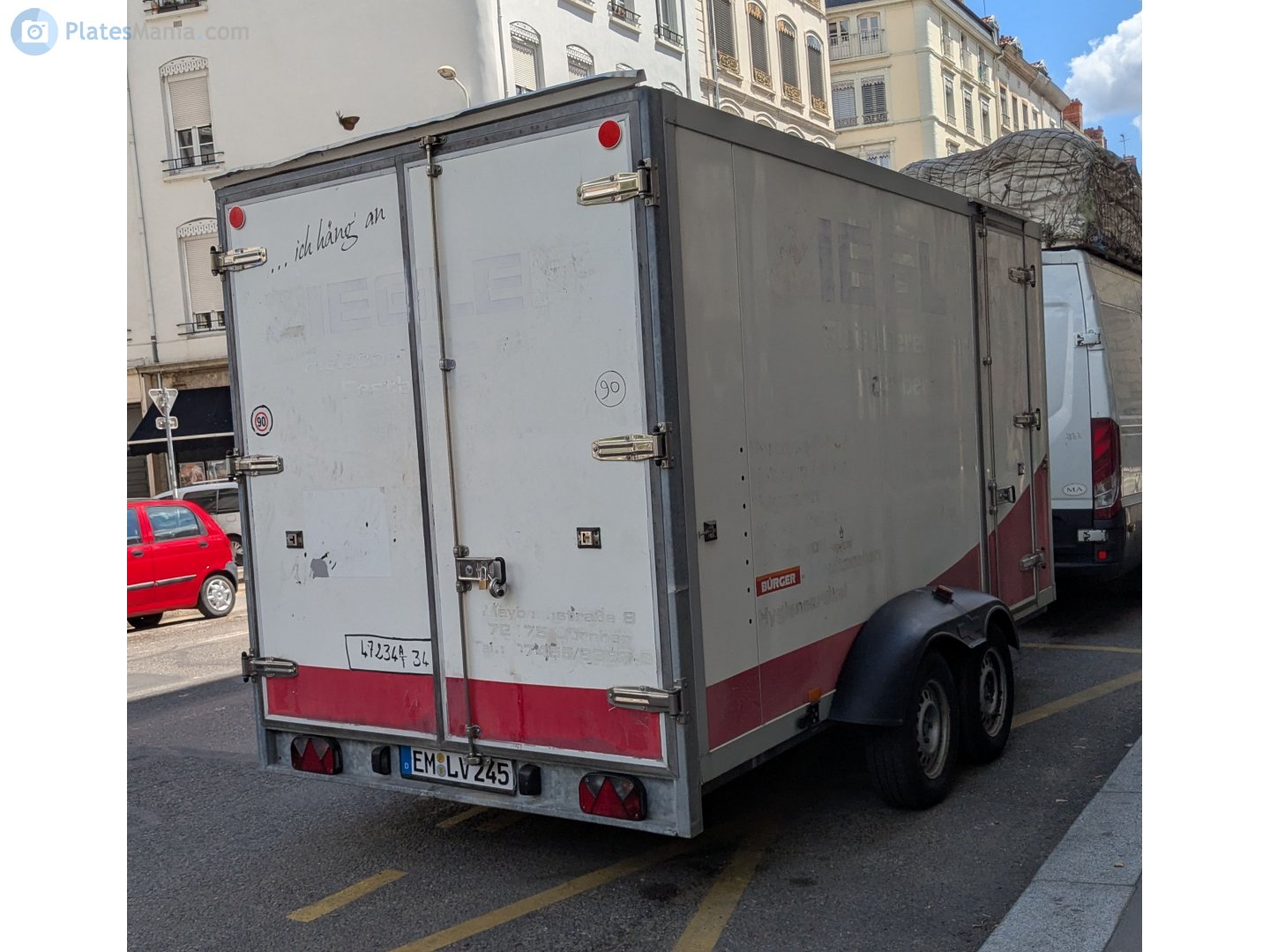 EM LV 245, Regular plates 