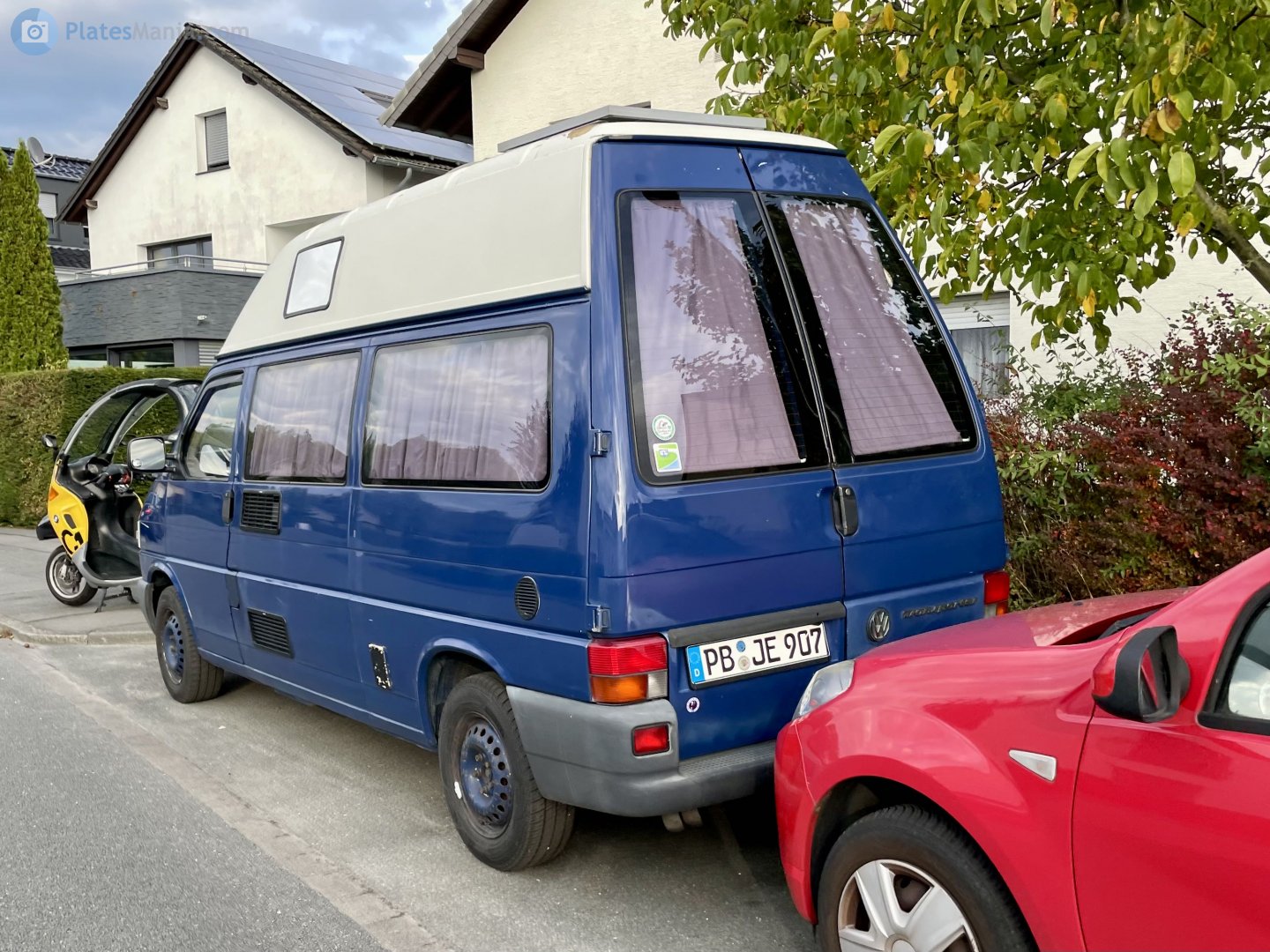 PB JE 907, Volkswagen Transporter 4th gen Highroof Van (T4) (70/7D), 1990–2003