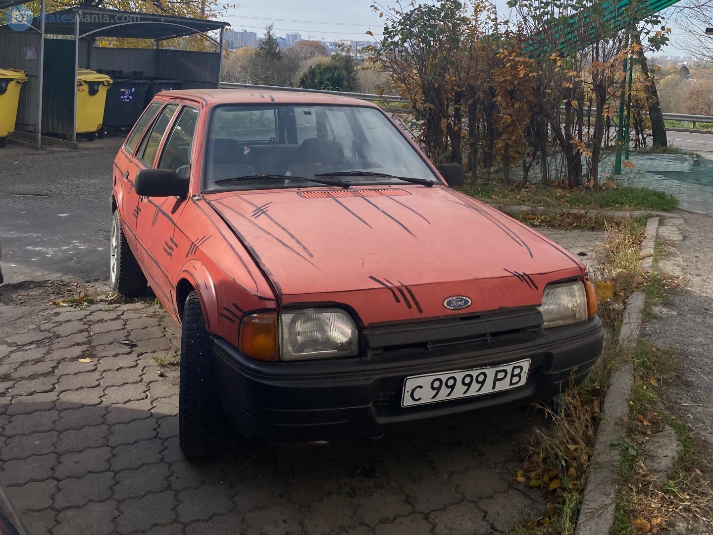 с 9999 РВ, Ford Escort 4th gen 5-door Turnier Wagon (ANF; Global-market), 1986–1990 (–1992 for LATAM-market)