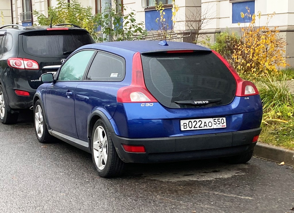 в 022 ао 550, Volvo C30 1st gen (533), 2006–2009 (–2010 for NA-market)