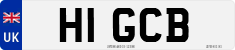 License plate of the United Kingdom, 1983 year system